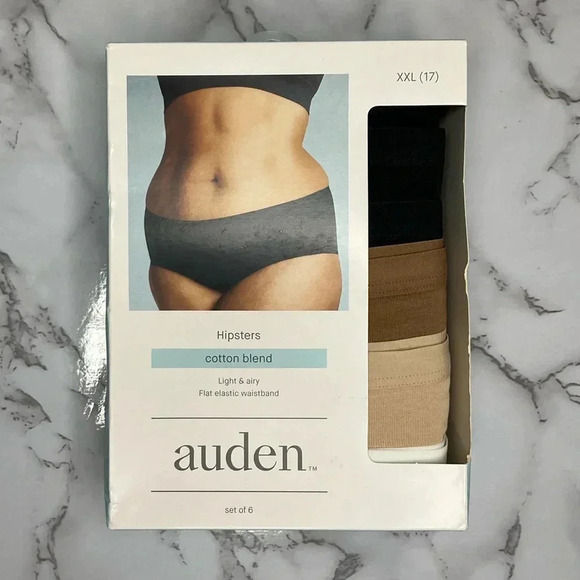 Auden Panties Cotton Blend Set of 6 Size XXL - Picture 2 of 9